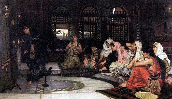 John William Waterhouse Consulting the Oracle oil painting picture